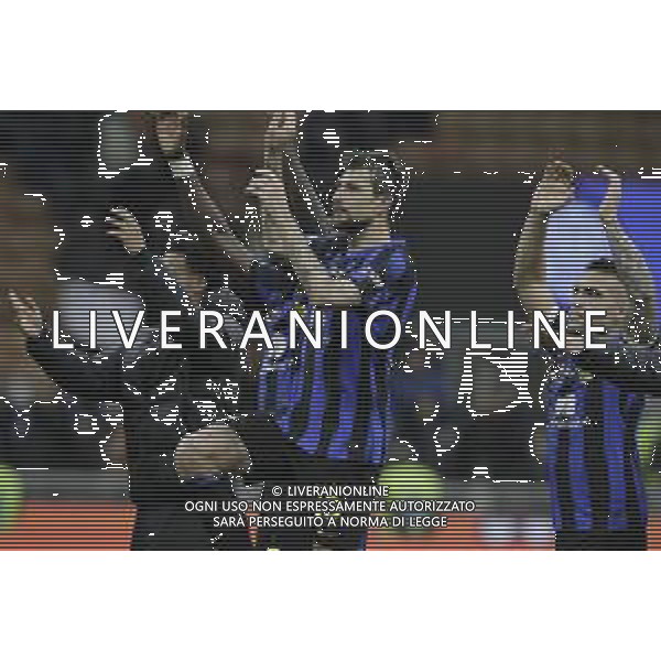 francesco acerbi e lautaro martinez -INTER vs EMPOLI Campionato Calcio Serie A TIM 01-04-2024 ©PAOLO GIAMPIETRI / AGENZIA ALDO LIVERANI SAS