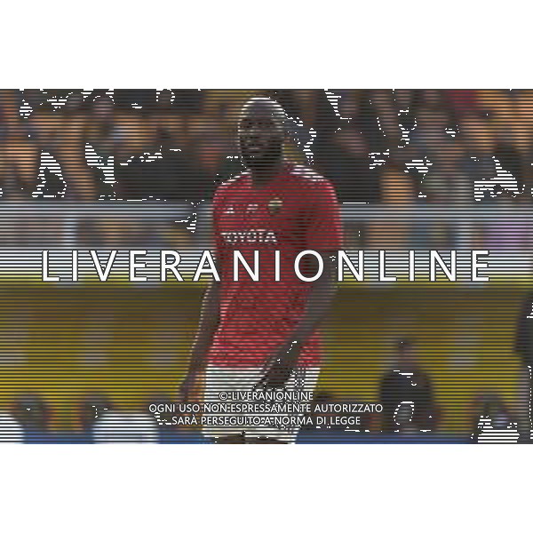 TVEM Romelu Lukaku of AS Roma during the Italian soccer Serie A match US Lecce vs AS Roma on April 1, 2024 at Via del Mare Stadium in Lecce, Italy. Photo Emmanuele Mastrodonato/agenzia Liverani / AGENZIA ALDO LIVERANI SAS
