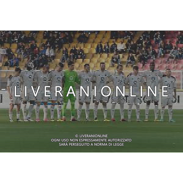 TVEM AS Roma team line up during the Italian soccer Serie A match US Lecce vs AS Roma on April 1, 2024 at Via del Mare Stadium in Lecce, Italy. Photo Emmanuele Mastrodonato/agenzia Liverani / AGENZIA ALDO LIVERANI SAS