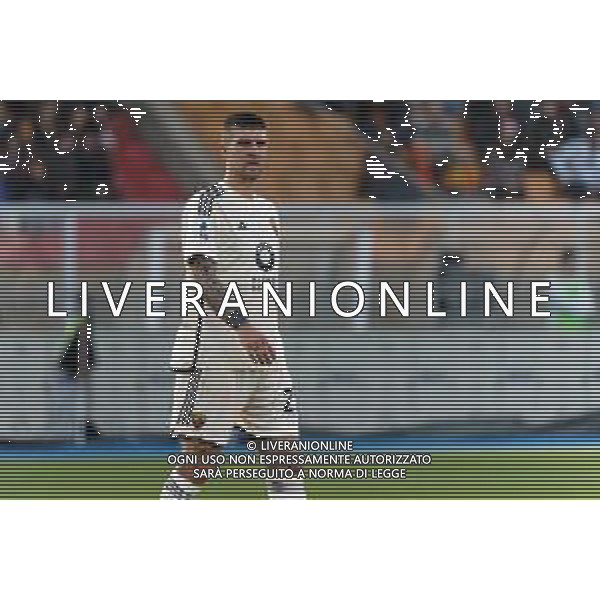 TVEM Gianluca Mancini of AS Roma during the Italian soccer Serie A match US Lecce vs AS Roma on April 1, 2024 at Via del Mare Stadium in Lecce, Italy. Photo Emmanuele Mastrodonato/agenzia Liverani / AGENZIA ALDO LIVERANI SAS