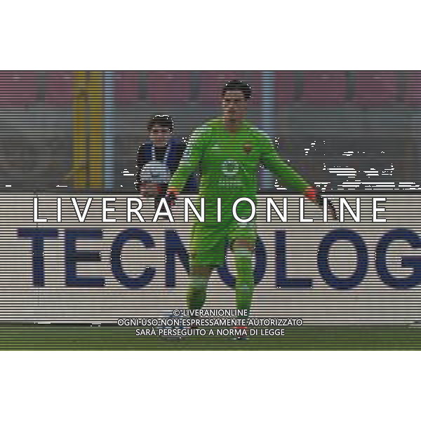 TVEM Mile Svilar of AS Roma during the Italian soccer Serie A match US Lecce vs AS Roma on April 1, 2024 at Via del Mare Stadium in Lecce, Italy. Photo Emmanuele Mastrodonato/agenzia Liverani / AGENZIA ALDO LIVERANI SAS