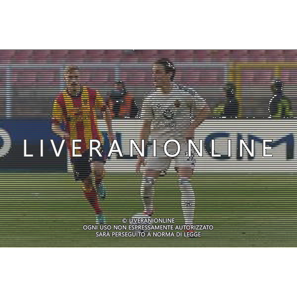 TVEM Edoardo Bove of AS Roma during the Italian soccer Serie A match US Lecce vs AS Roma on April 1, 2024 at Via del Mare Stadium in Lecce, Italy. Photo Emmanuele Mastrodonato/agenzia Liverani / AGENZIA ALDO LIVERANI SAS