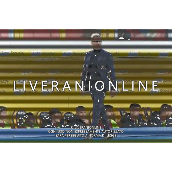 TVEM coach Luca Gotti of US Lecce during the Italian soccer Serie A match US Lecce vs AS Roma on April 1, 2024 at Via del Mare Stadium in Lecce, Italy. Photo Emmanuele Mastrodonato/agenzia Liverani / AGENZIA ALDO LIVERANI SAS