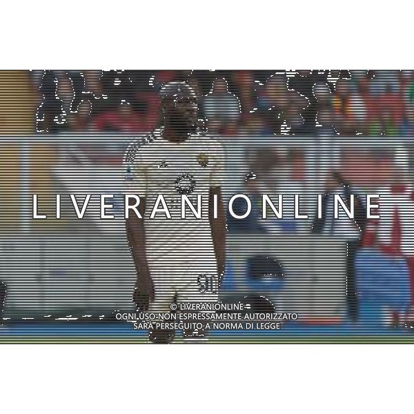 TVEM Romelu Lukaku of AS Roma during the Italian soccer Serie A match US Lecce vs AS Roma on April 1, 2024 at Via del Mare Stadium in Lecce, Italy. Photo Emmanuele Mastrodonato/agenzia Liverani / AGENZIA ALDO LIVERANI SAS