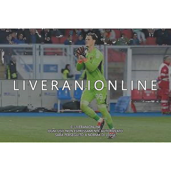 TVEM Mile Svilar of AS Roma during the Italian soccer Serie A match US Lecce vs AS Roma on April 1, 2024 at Via del Mare Stadium in Lecce, Italy. Photo Emmanuele Mastrodonato/agenzia Liverani / AGENZIA ALDO LIVERANI SAS