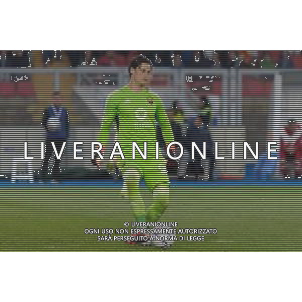 TVEM Mile Svilar of AS Roma during the Italian soccer Serie A match US Lecce vs AS Roma on April 1, 2024 at Via del Mare Stadium in Lecce, Italy. Photo Emmanuele Mastrodonato/agenzia Liverani / AGENZIA ALDO LIVERANI SAS