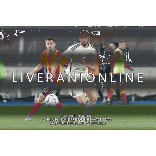 TVEM Bryan Cristante of AS Roma during the Italian soccer Serie A match US Lecce vs AS Roma on April 1, 2024 at Via del Mare Stadium in Lecce, Italy. Photo Emmanuele Mastrodonato/agenzia Liverani / AGENZIA ALDO LIVERANI SAS