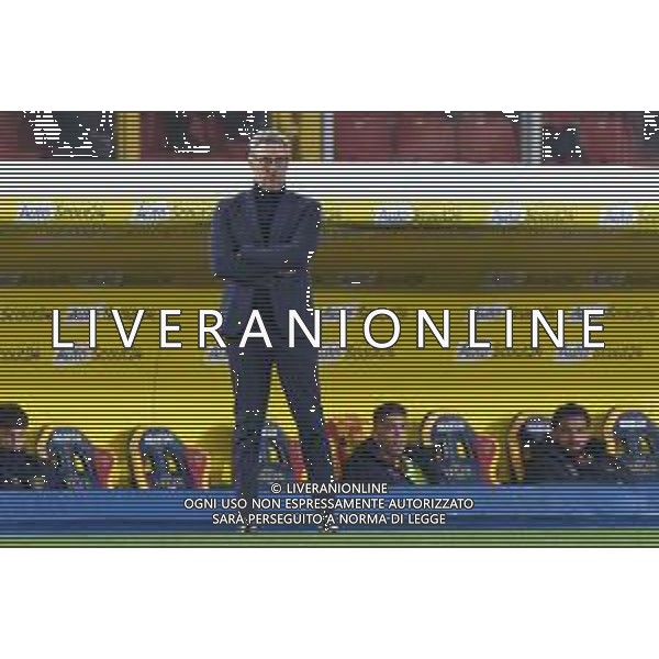 TVEM coach Luca Gotti of US Lecce during the Italian soccer Serie A match US Lecce vs AS Roma on April 1, 2024 at Via del Mare Stadium in Lecce, Italy. Photo Emmanuele Mastrodonato/agenzia Liverani / AGENZIA ALDO LIVERANI SAS