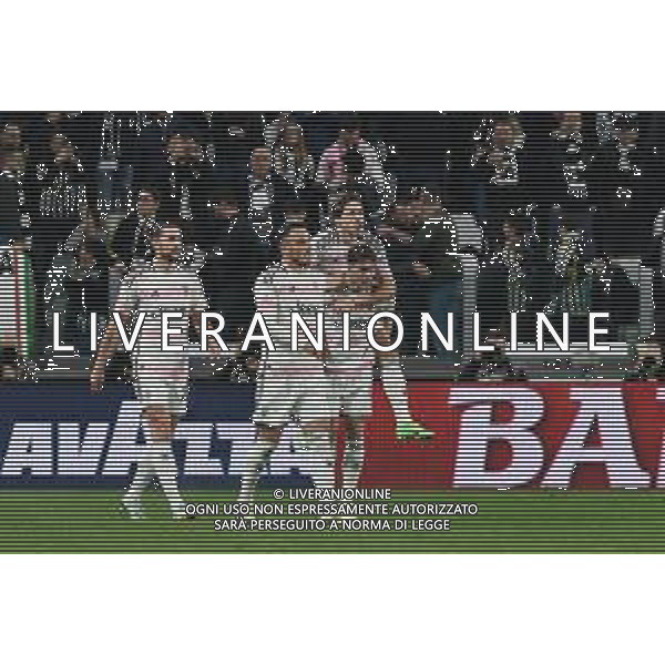 Torino 02.04.2024 Stadio Allianz Stadium ©Alessandro Falzone/Agenzia Aldo Liverani Juventus vs Lazio Coppa Italia Frecciarossa 2023/2024 Semifinale Andata Nella foto : ESULTANZA DOPO GOL DI CHIESA FEDERICO CON DUSAN VLAHOVIC ©Falzone / AGENZIA ALDO LIVERANI SAS