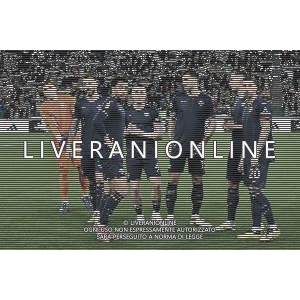 Torino 02.04.2024 Stadio Allianz Stadium ©Alessandro Falzone/Agenzia Aldo Liverani Juventus vs Lazio Coppa Italia Frecciarossa 2023/2024 Semifinale Andata Nella foto : Calciatori Lazio