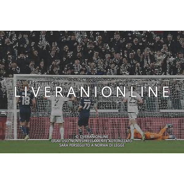 Torino 02.04.2024 Stadio Allianz Stadium ©Alessandro Falzone/Agenzia Aldo Liverani Juventus vs Lazio Coppa Italia Frecciarossa 2023/2024 Semifinale Andata Nella foto : GOL DI VLAHOVIC DUŠAN