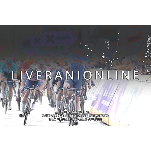 03-04-2024 Scheldeprijs; 2024, Soudal - Quick Step; 2024, Alpecin - Deceuninck; Merlier, Tim; Philipsen, Jasper; Schoten; ©SIROTTI / AGENZIA ALDO LIVERANI SAS