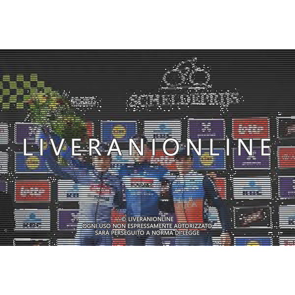 03-04-2024 Scheldeprijs; 2024, Soudal - Quick Step; 2024, Alpecin - Deceuninck; 2024, Jayco Alula; Merlier, Tim; Philipsen, Jasper; Groenewegen, Dylan; Schoten; ©SIROTTI / AGENZIA ALDO LIVERANI SAS
