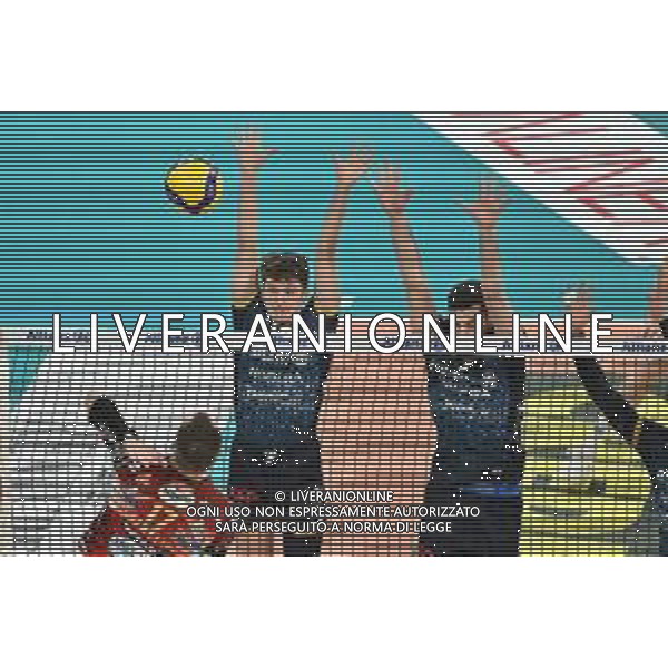 TVRG Milano vs Perugia nella foto Paolo Porro (Powervolley Milano) SX e Marco Vitelli (Powervolley Milano) DX Milano 03-04-2024 Allianz Cloud Palalido Allianz Powervolley Milano vs Sir Susa Vim Volley Perugia SuperLega Credem Banca - gara 2 semifinali playoff scudetto foto Roberto Garavaglia/Agenzia Aldo Liverani sas/ AGENZIA ALDO LIVERANI SAS