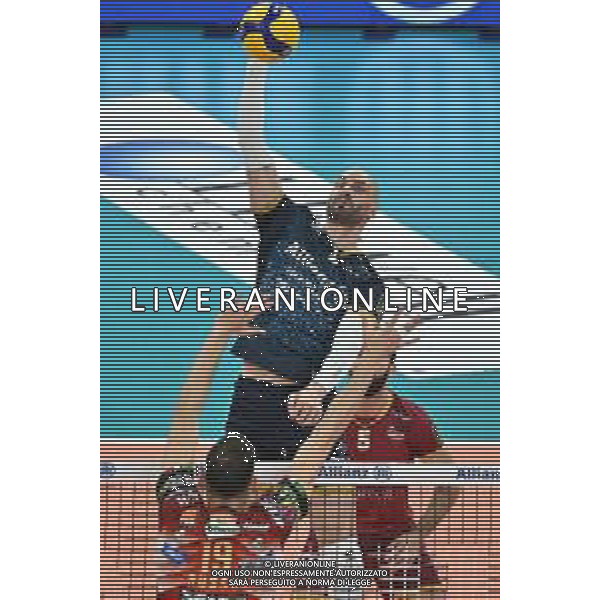 TVRG Milano vs Perugia nella foto Matey Kaziyski (Powervolley Milano) Milano 03-04-2024 Allianz Cloud Palalido Allianz Powervolley Milano vs Sir Susa Vim Volley Perugia SuperLega Credem Banca - gara 2 semifinali playoff scudetto foto Roberto Garavaglia/Agenzia Aldo Liverani sas/ AGENZIA ALDO LIVERANI SAS