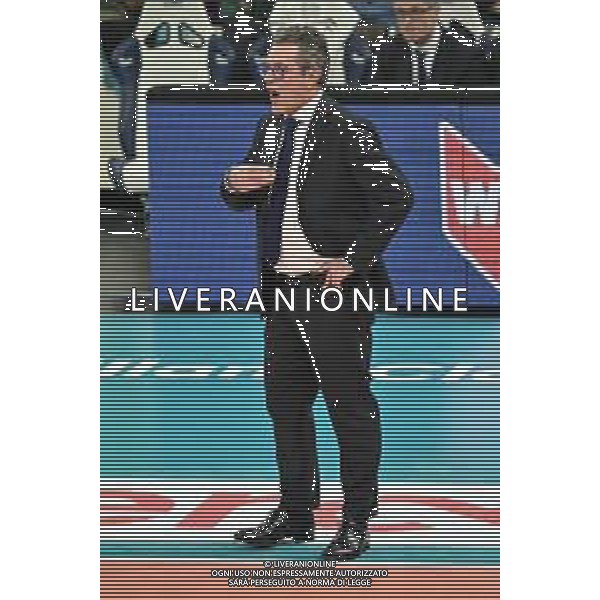 TVRG Milano vs Perugia nella foto Angelo Lorenzetti allenatore Volley Perugia Milano 03-04-2024 Allianz Cloud Palalido Allianz Powervolley Milano vs Sir Susa Vim Volley Perugia SuperLega Credem Banca - gara 2 semifinali playoff scudetto foto Roberto Garavaglia/Agenzia Aldo Liverani sas/ AGENZIA ALDO LIVERANI SAS