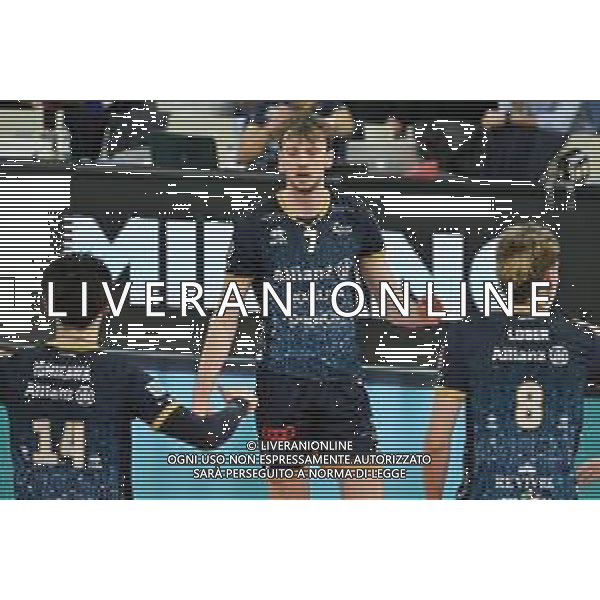 TVRG Milano vs Perugia nella foto Ferre Reggers (Powervolley Milano) Milano 03-04-2024 Allianz Cloud Palalido Allianz Powervolley Milano vs Sir Susa Vim Volley Perugia SuperLega Credem Banca - gara 2 semifinali playoff scudetto foto Roberto Garavaglia/Agenzia Aldo Liverani sas/ AGENZIA ALDO LIVERANI SAS