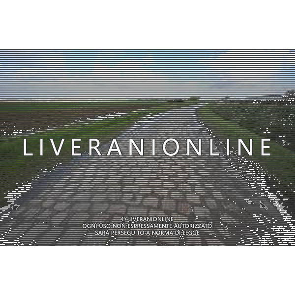 04-04-2024 Allenamento Paris - Roubaix 2024; Orchies; ©SIROTTI / AGENZIA ALDO LIVERANI SAS