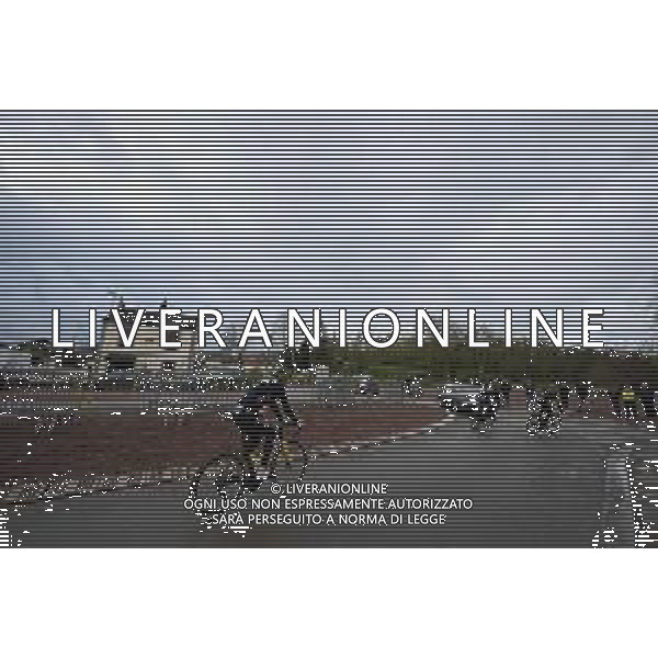 04-04-2024 Allenamento Paris - Roubaix 2024; 2024, Visma - Lease A Bike; Arenberg; ©SIROTTI / AGENZIA ALDO LIVERANI SAS