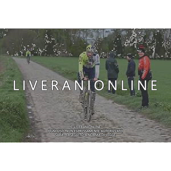 04-04-2024 Allenamento Paris - Roubaix 2024; 2024, Intermarche - Wanty; Carrefour De L\'arbre; ©SIROTTI / AGENZIA ALDO LIVERANI SAS