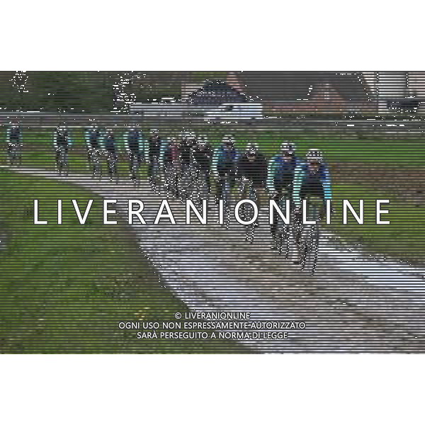 04-04-2024 Allenamento Paris - Roubaix 2024; 2024, Decathlon - Ag2r La Mondiale; Orchies; ©SIROTTI / AGENZIA ALDO LIVERANI SAS