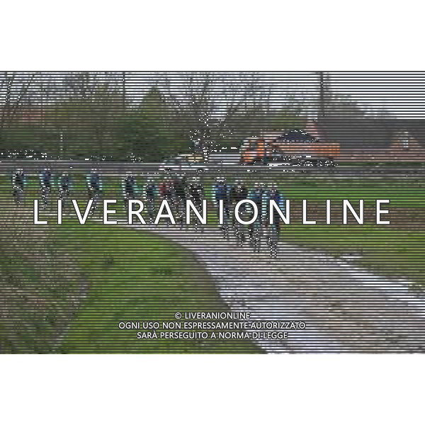 04-04-2024 Allenamento Paris - Roubaix 2024; 2024, Decathlon - Ag2r La Mondiale; Orchies; ©SIROTTI / AGENZIA ALDO LIVERANI SAS