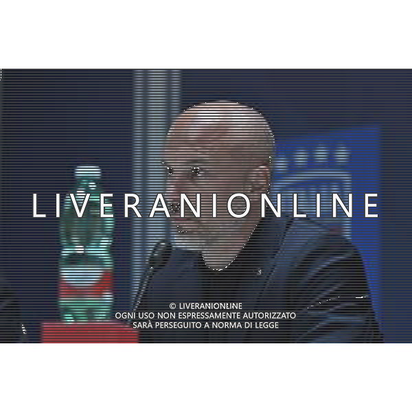 COSENZA, 4 Aprile 2024: Andrea Soncin durante la conferenza stampa al San Vito-Marulla prima della gara tra Italia-Paesi Bassi valevole per le qualificazioni ad Euro 2025 -Nazionale Italiana Calcio Femminile Conferenza Stampa Cosenza, 04.04.2024 ©Andrea Rosito / AGENZIA ALDO LIVERANI SAS