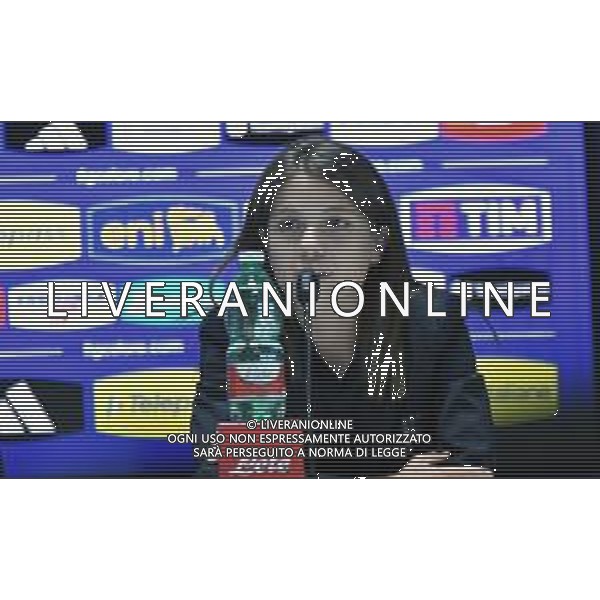 COSENZA, 4 Aprile 2024: Manuela Giugliano durante la conferenza stampa al San Vito-Marulla prima della gara tra Italia-Paesi Bassi valevole per le qualificazioni ad Euro 2025 -Nazionale Italiana Calcio Femminile Conferenza Stampa Cosenza, 04.04.2024 ©Andrea Rosito / AGENZIA ALDO LIVERANI SAS