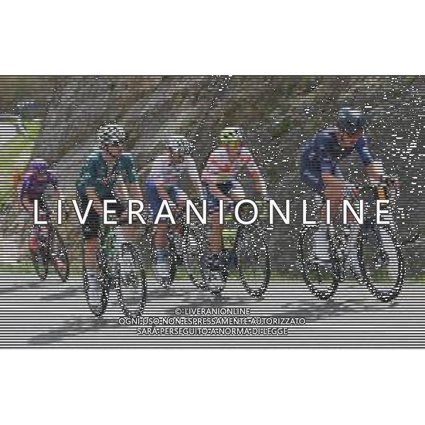 04-04-2024 Itzulia Basque Country; Tappa 04 Etxarri Aranatz - Legutio; 2024, Groupama - Fdj; 2024, Intermarche - Wanty; Thompson, Reuben; Meintjes, Louis; - Giro dei Paesi Baschi 2024 ©SIROTTI / AGENZIA ALDO LIVERANI SAS