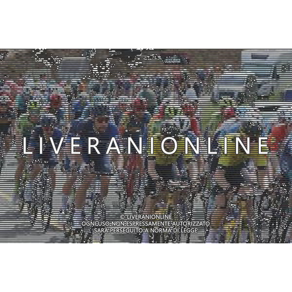 04-04-2024 Itzulia Basque Country; Tappa 04 Etxarri Aranatz - Legutio; 2024, Visma - Lease A Bike; 2024, Groupama - Fdj; Vingegaard, Jonas; Russo, Clement; ©SIROTTI / AGENZIA ALDO LIVERANI SAS