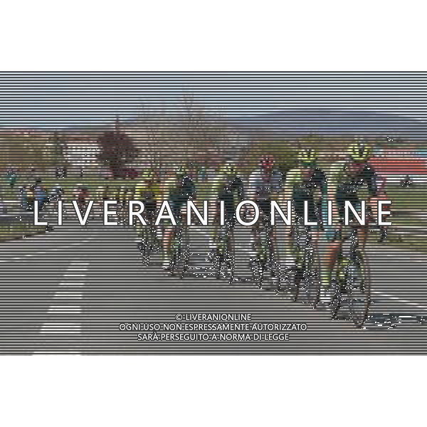 04-04-2024 Itzulia Basque Country; Tappa 04 Etxarri Aranatz - Legutio; 2024, Bora - Hansgrohe; Buchmann, Emanuel; Roglic, Primoz; ©SIROTTI / AGENZIA ALDO LIVERANI SAS