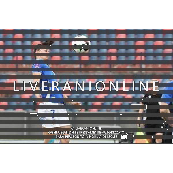Foto Andrea Rosito 5 Aprile 2024 Cosenza, Italia calcio Italia vs Paesi - Women\'s European Qualifiers 2025 - Stadio San Vito-Gigi Marulla. Nella foto: Agnese Bonfantini foto andrea rosito-ag aldo liverani sas