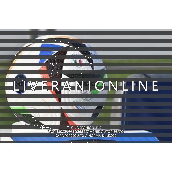 Foto Andrea Rosito 5 Aprile 2024 Cosenza, Italia calcio Italia vs Paesi - Women\'s European Qualifiers 2025 - Stadio San Vito-Gigi Marulla. Nella foto: Il pallone di Uefa Euro 2024 foto andrea rosito-ag aldo liverani sas