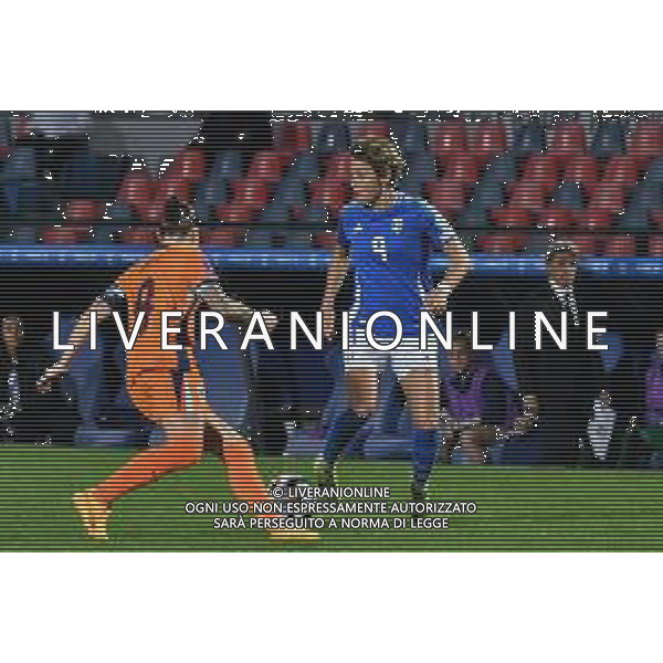 Foto Andrea Rosito 5 Aprile 2024 Cosenza, Italia calcio Italia vs Paesi - Women\'s European Qualifiers 2025 - Stadio San Vito-Gigi Marulla. Nella foto: Valentina Giacinti AG ALDO LIVERANI SAS