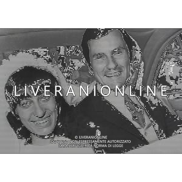 NEG-RETROSPETTIVA LUIGI CALABRESI COMMISSARIO DI POLIZIA NELLA FOTO LE RIPRODUZIONI DEL COMMISSARIO LUIGI CALABRESI CON LA MOGLIE IL GIORNO DELLE NOZZE GENTILE CONCESSIONE FAMIGLIARI-AG GIOVANNI LIVERANI-AG ALDO LIVERANI SAS
