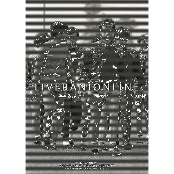 NEG-1983 ALLENAMENTO NAZIONALE ITALIANA CALCIO NELLA FOTO GIUSEPPE DOSSENA AG ALDO LIVERANI SAS