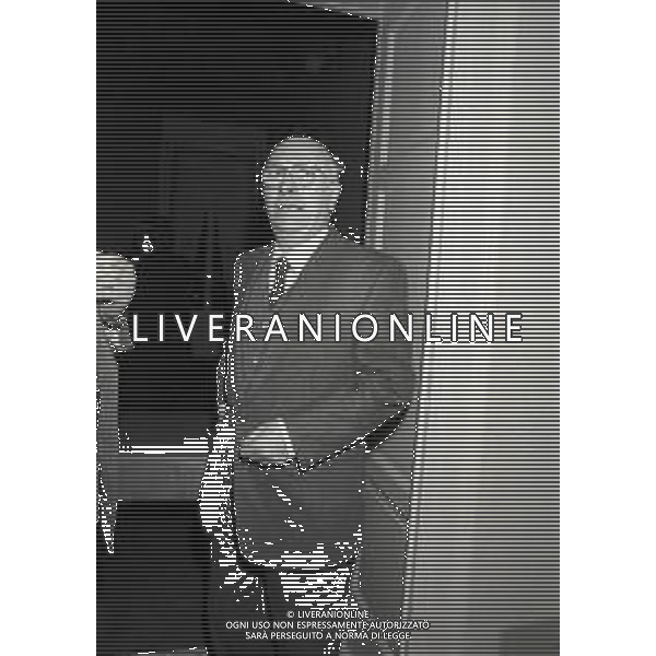 NEG-RETROSPETTIVA ANTOONIO CONFALONIERI PRESIDENTE CARIPLO NELLA FOTO ANTONIO CONFALONIERI PRESIDENTE CARIPLO A MILANO NELL\'ANNO 1985 AG ALDO LIVERANI SAS