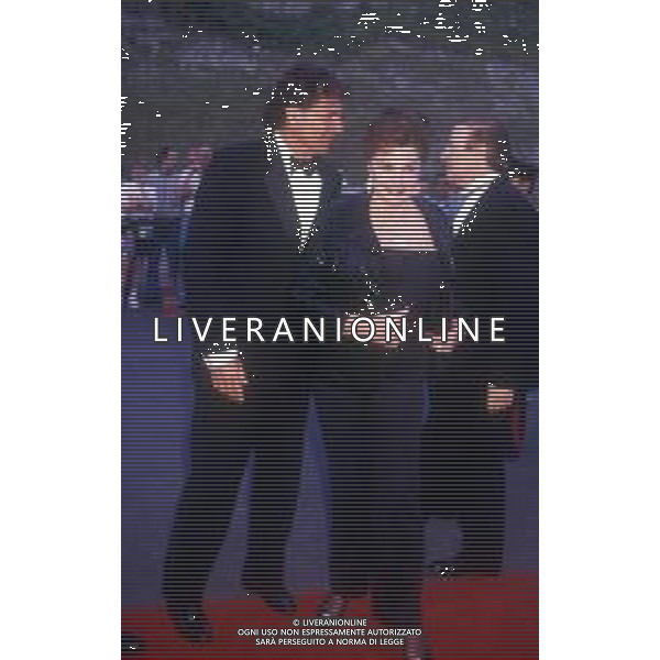 DIAP-RETROSPETTIVA ESTER WILLIAMS ATTRICE NELLA FOTO ESTER WILLIAMS CON IL MARITO EDWARD BELL NELL\'ANNO 1989 A CERNOBBIO AG ALDO LIVERANI SAS