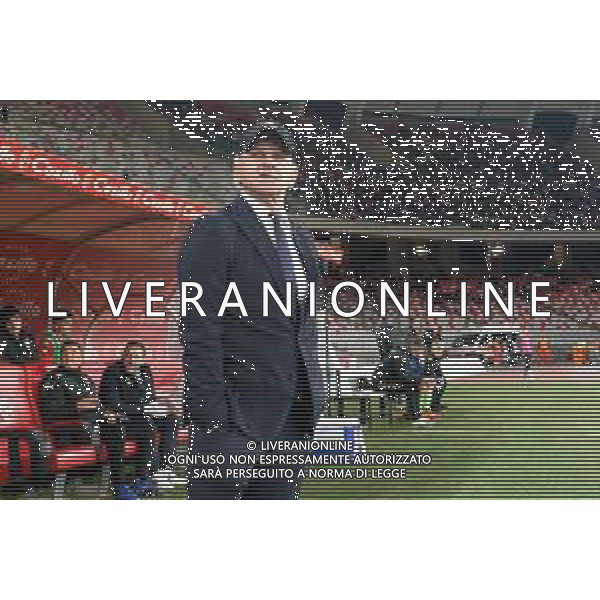 TVEM coach Giuseppe Iachini of SSC Bari during the Italian Serie B match between SSC Bari vs US Cremonese on April 5, 2024 at the San Nicola stadium in Bari, Italy. Photo by Emmanuele Mastrodonato/agenzia Aldo Liverani sas/ AGENZIA ALDO LIVERANI SAS