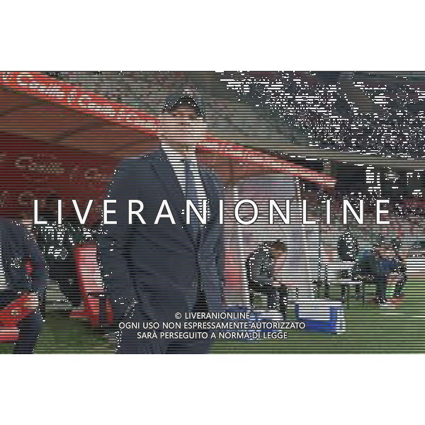 TVEM coach Giuseppe Iachini of SSC Bari during the Italian Serie B match between SSC Bari vs US Cremonese on April 5, 2024 at the San Nicola stadium in Bari, Italy. Photo by Emmanuele Mastrodonato/agenzia Aldo Liverani sas/ AGENZIA ALDO LIVERANI SAS