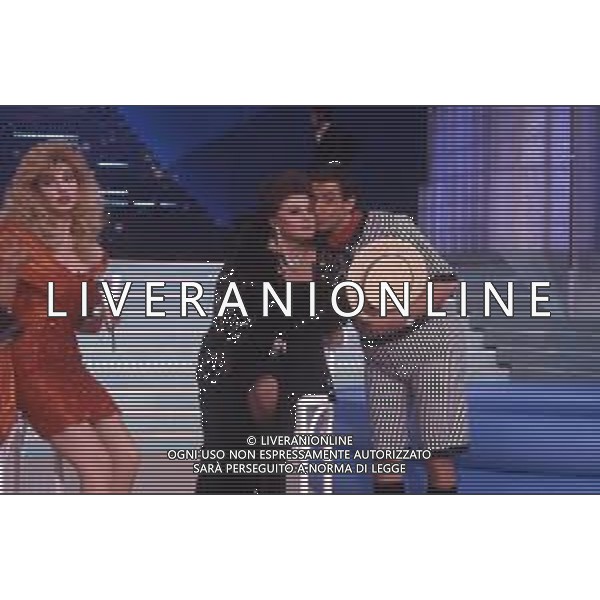 DIAP-RETROSPETTIVA ESTER WILLIAMS ATTRICE NELLA FOTO ESTER WILLIAMS OSPITE DELLA TRASMISSIONE TELEVISIVA “ODIENS“ CON LORELLA CUCCARINI E EZIO GREGGIO AG ALDO LIVERANI SAS  