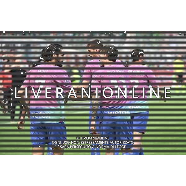 Milan vs Lecce nella foto esultanza Milan dopo il gol dell\'1 a 0 Christian Mate Pulisic Milano 06-04-2024 Stadio Giuseppe Meazza - San Siro Campionato Serie A TIM - 31a giornata foto Roberto Garavaglia/Agenzia Aldo Liverani sas/ AGENZIA ALDO LIVERANI SAS