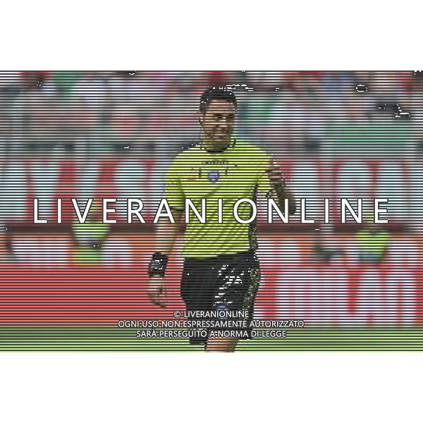 Milan vs Lecce nella foto l\'arbitro Luca Massimi di Termoli (CB) Milano 06-04-2024 Stadio Giuseppe Meazza - San Siro Campionato Serie A TIM - 31a giornata foto Roberto Garavaglia/Agenzia Aldo Liverani sas