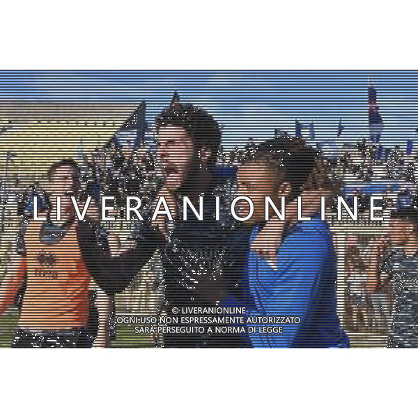 Catanzaro 6 Aprile 2024 Stadio Nicola Ceravolo Catanzaro vs Como Campionato Calcio Serie B 2023/2024 Nella foto: Festa Cutrone fine gara foto andrea rosito-ag aldo liverani sas