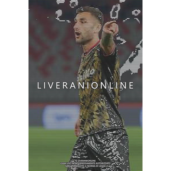 TVEM Mattia Maita of SSC Bari during the Italian Serie B match between SSC Bari vs US Cremonese on April 5, 2024 at the San Nicola stadium in Bari, Italy. Photo by Emmanuele Mastrodonato/agenzia Aldo Liverani sas /AGENZIA ALDO LIVERANI SAS