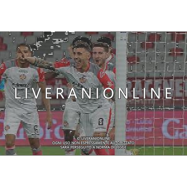 TVEM Michele Collocolo of US Cremonese celebrates after scoring a goal during the Italian Serie B match between SSC Bari vs US Cremonese on April 5, 2024 at the San Nicola stadium in Bari, Italy. Photo by Emmanuele Mastrodonato/agenzia Aldo Liverani sas /AGENZIA ALDO LIVERANI SAS