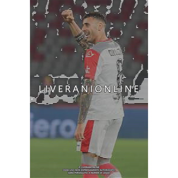 TVEM Michele Collocolo of US Cremonese celebrates after scoring a goal during the Italian Serie B match between SSC Bari vs US Cremonese on April 5, 2024 at the San Nicola stadium in Bari, Italy. Photo by Emmanuele Mastrodonato/agenzia Aldo Liverani sas /AGENZIA ALDO LIVERANI SAS