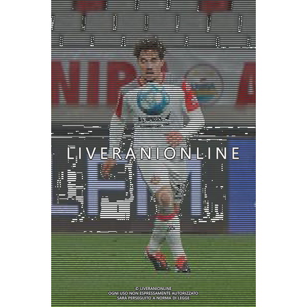 TVEM Leonardo Sernicola of US Cremonese during the Italian Serie B match between SSC Bari vs US Cremonese on April 5, 2024 at the San Nicola stadium in Bari, Italy. Photo by Emmanuele Mastrodonato/agenzia Aldo Liverani sas /AGENZIA ALDO LIVERANI SAS