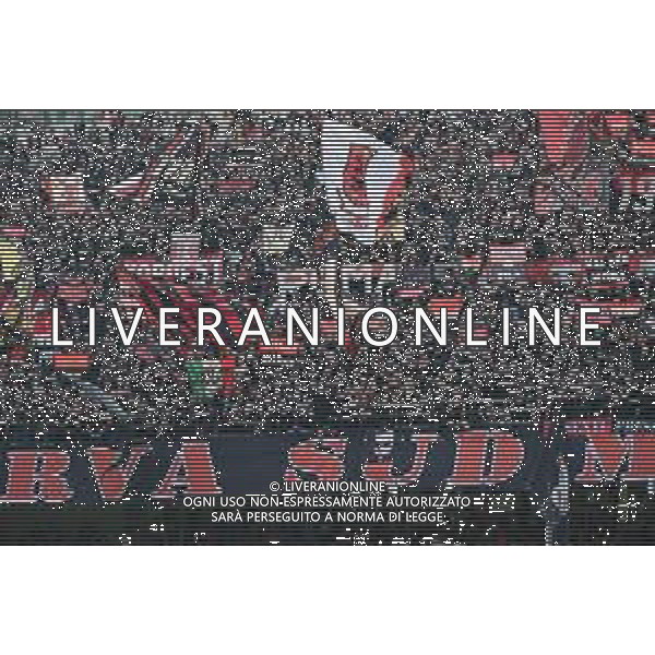 Milan vs Lecce nella foto tifosi Milan Milano 06-04-2024 Stadio Giuseppe Meazza - San Siro Campionato Serie A TIM - 31a giornata foto Roberto Garavaglia/Agenzia Aldo Liverani sas /AGENZIA ALDO LIVERANI SAS