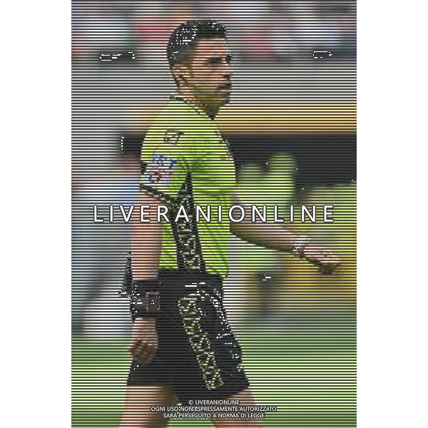 Milan vs Lecce nella foto l\'arbitro Luca Massimi di Termoli (CB) Milano 06-04-2024 Stadio Giuseppe Meazza - San Siro Campionato Serie A TIM - 31a giornata foto Roberto Garavaglia/Agenzia Aldo Liverani sas /AGENZIA ALDO LIVERANI SAS
